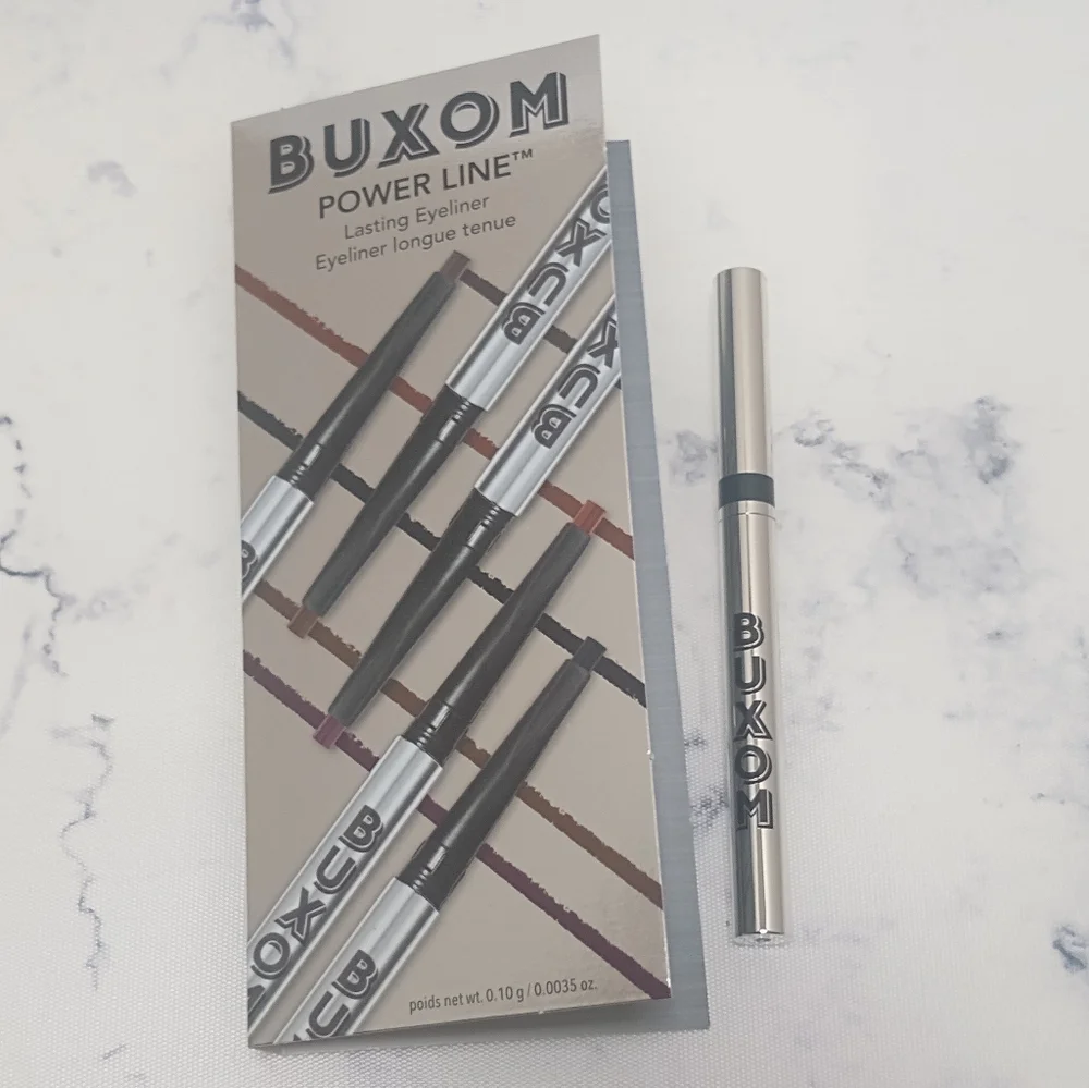 Buxom Power Line in LBD Matte Black Lasting Eyeliner Travel Size 0.10g/.0035 oz